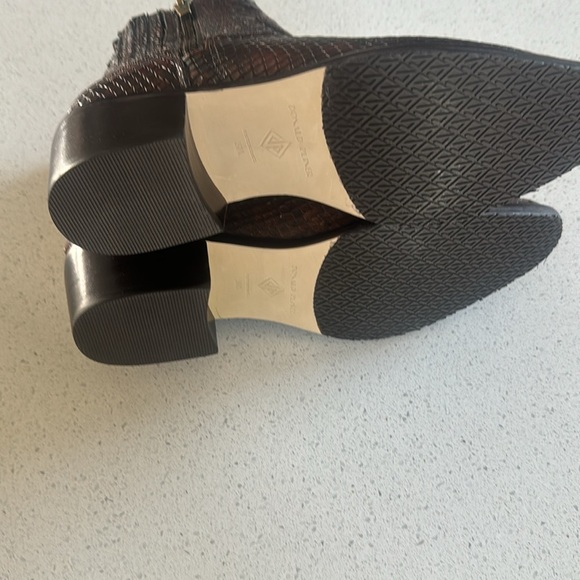 🍍DONALD PLINER BROWN ZIP BOOTIE🍍6M - Picture 5 of 5